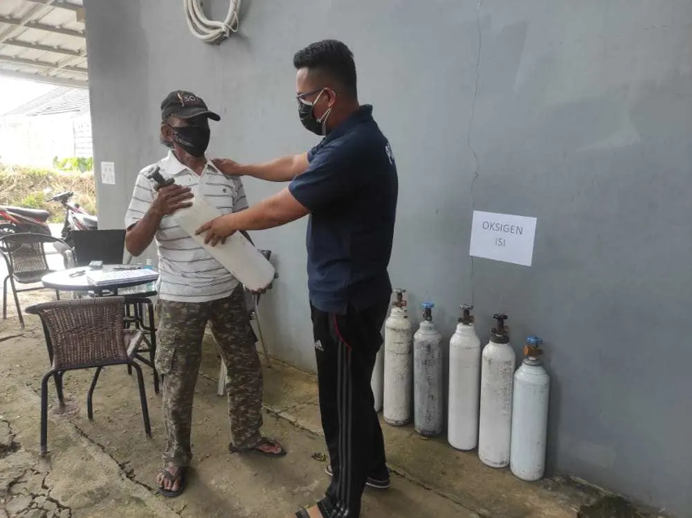 Berikan Bantuan Oksigen Gratis, Kapolres Bogor Apresiasi Kepedulian Bripka Arif Rahman