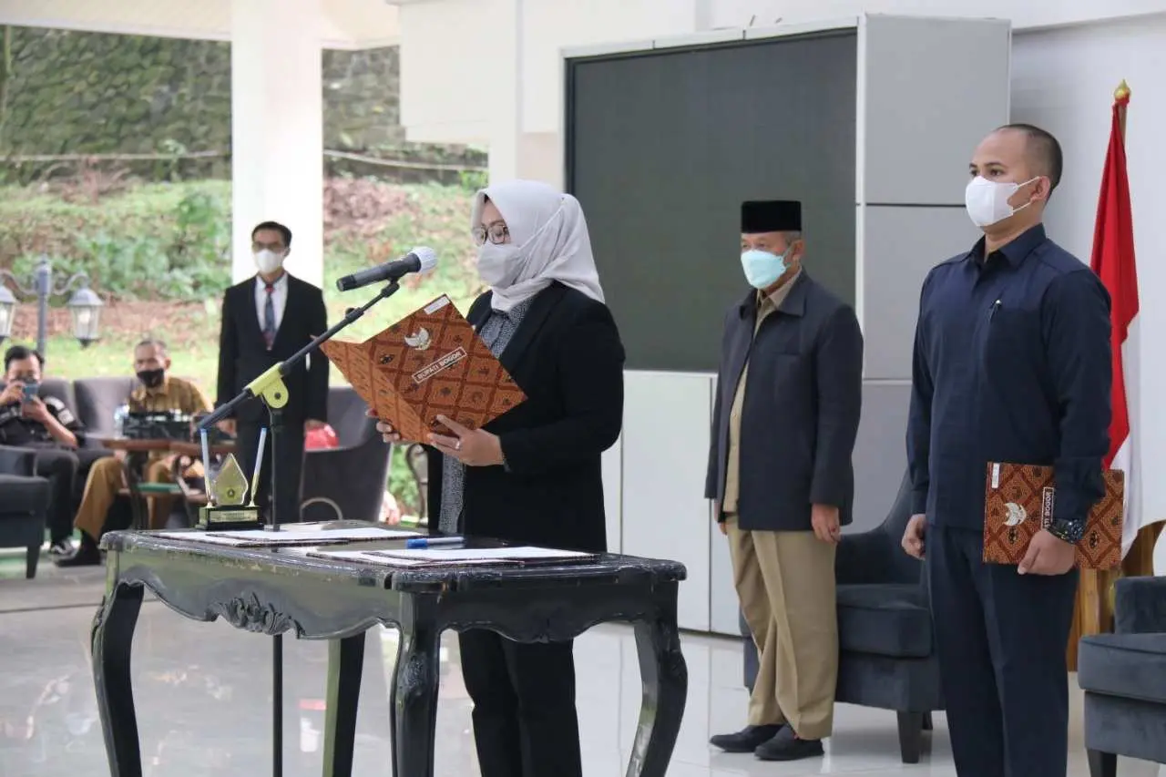 Lantik 23 Pejabat Eselon II, III dan IV, Bidang Kepariwisataan Menjadi Perhatian Bupati Bogor