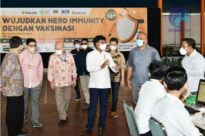 Target Vaksinasi 70% Penduduk, Menkominfo: Butuh Kolaborasi Lebih Masif