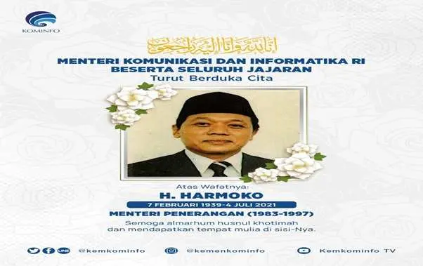 Kenang Pengabdian Almarhum Harmoko, Menkominfo: Terima Kasih atas Karya dan Dedikasinya untuk Indonesia
