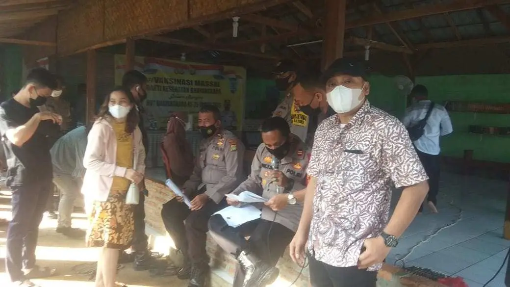 Peringati HUT ke-75 Bhayangkara, Polsek Tajurhalang Gelar Vaksinasi Massal