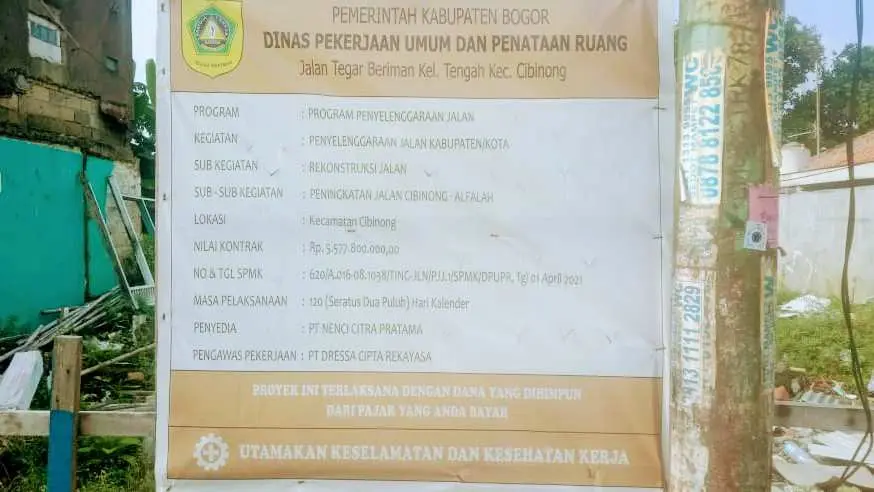 Proyek Peningkatan Jalan Senilai Rp.5,7 Miliar Diduga Dikerjakan Tidak Sesuai Spesifikasi