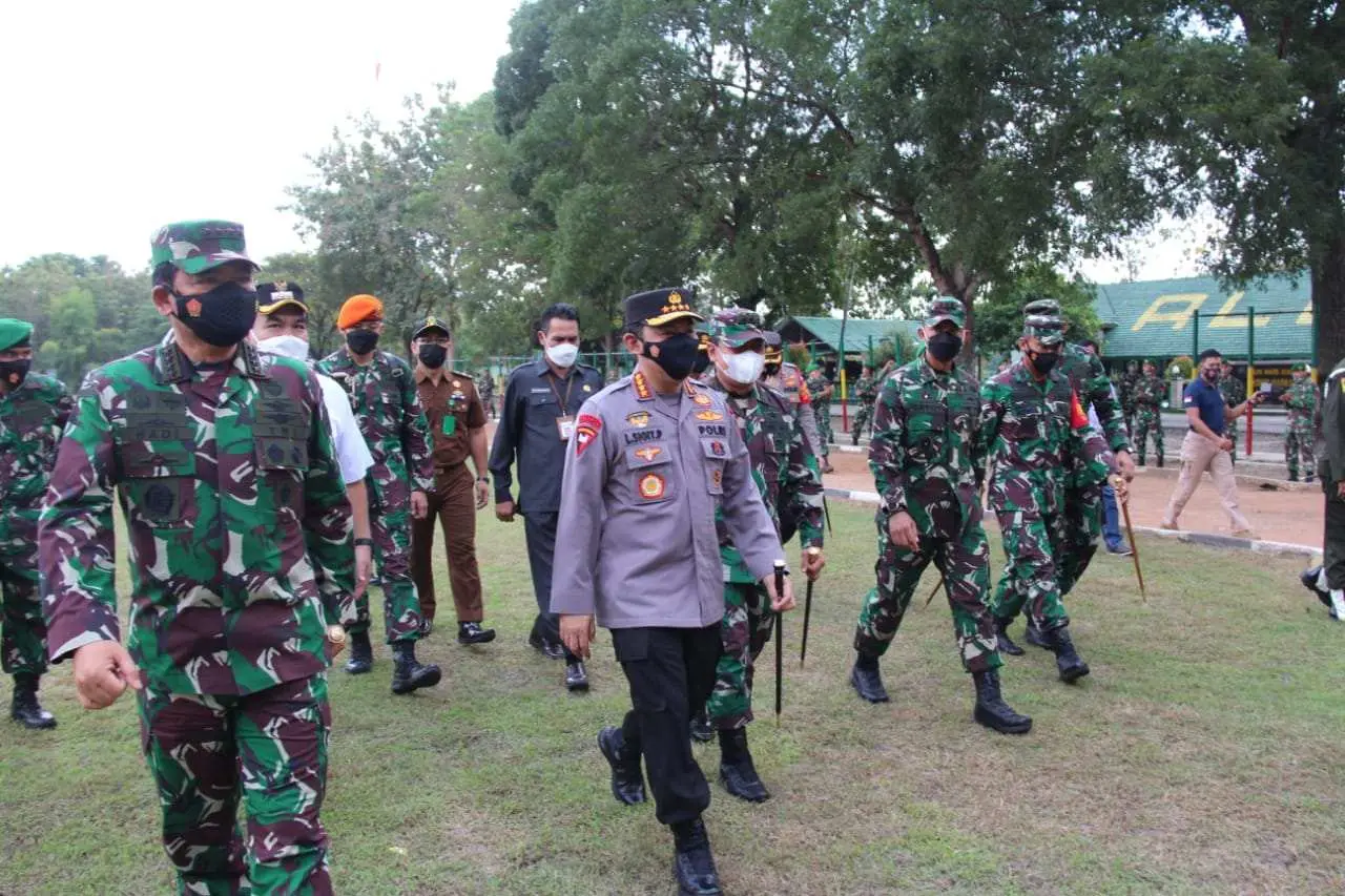 Cegah Covid-19 di Lamongan, Panglima TNI dan Kapolri Instruksikan Perkuat Pos PPKM Mikro