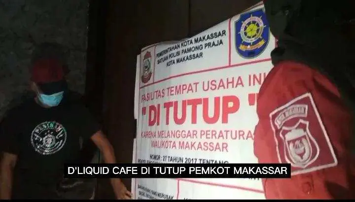 Satgas Raika Pemkot Makassar Tutup D’Liquid Hotel Claro