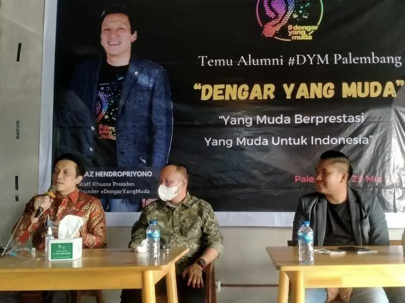 Staf Khusus Presiden Hadiri Kegiatan Temu Alumni #Dengar Yang Muda di Palembang