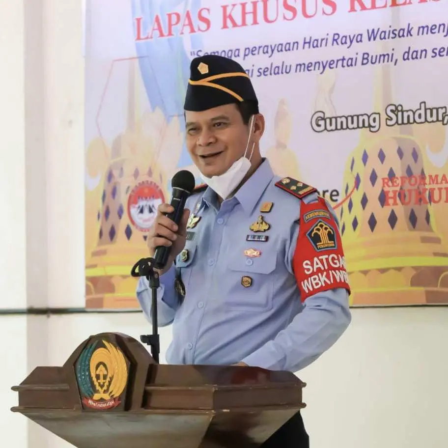 7 WBP Lapas Khusus Kelas IIA Gunung Sindur Dapat Remisi Waisak