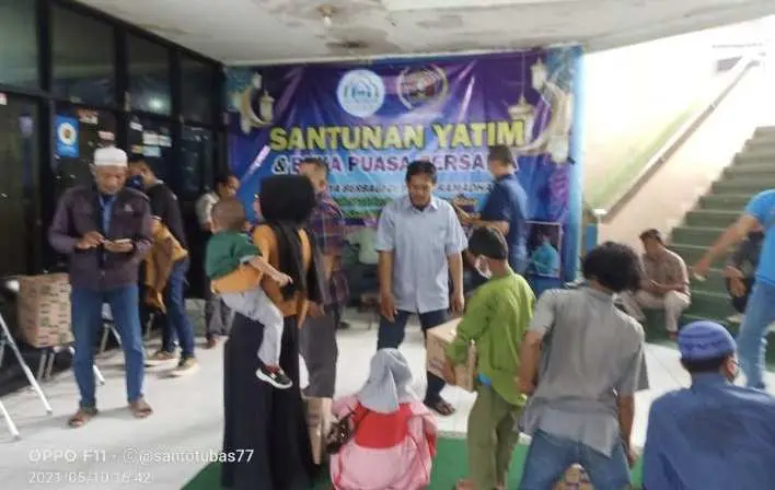 Di Penghujung Bulan Penuh Berkah, PWI Kabupaten Bogor Santuni Puluhan Anak Yatim