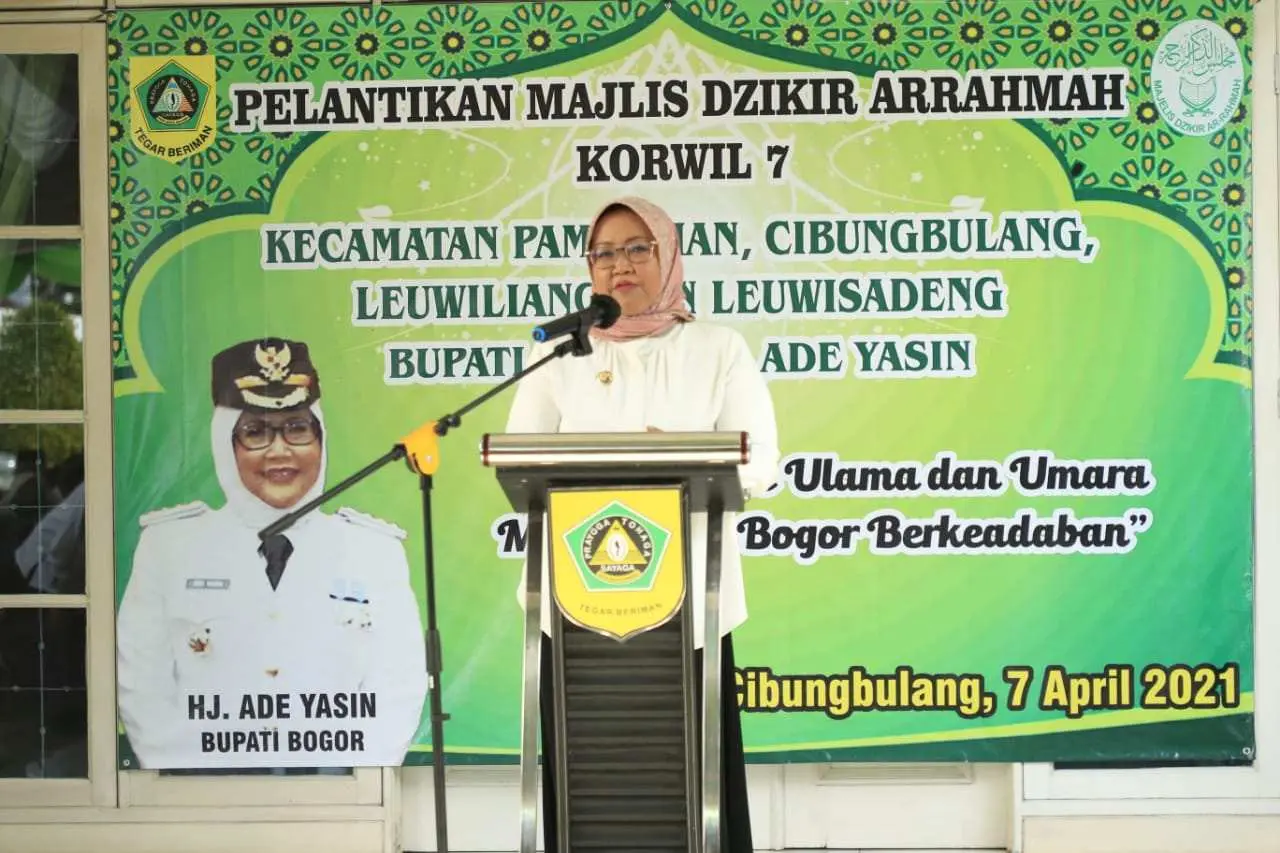 Bupati Ade Yasin Gelorakan Semangat Dzikir di Masa Pandemi