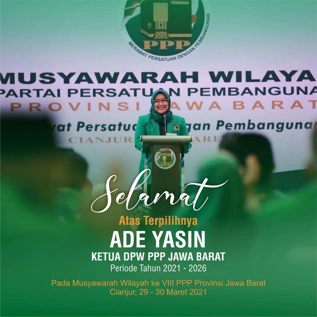 Kembali Pimpin DPW PPP Jabar, Ade Yasin Siapkan Workshop Pendidikan bagi Kader dan Pengurus