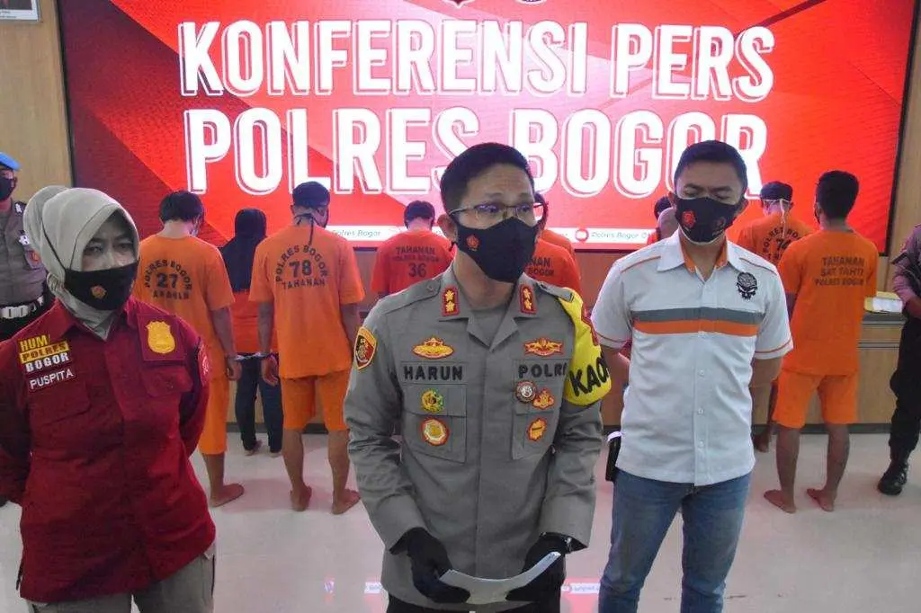 Sat Narkoba Polres Bogor Tangkap 10 Pengedar Narkotika Jenis Ganja dan Sabu-sabu