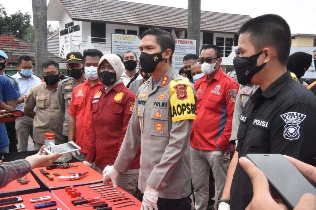 60 Tersangka Sindikat Curanmor Dibekuk Polisi