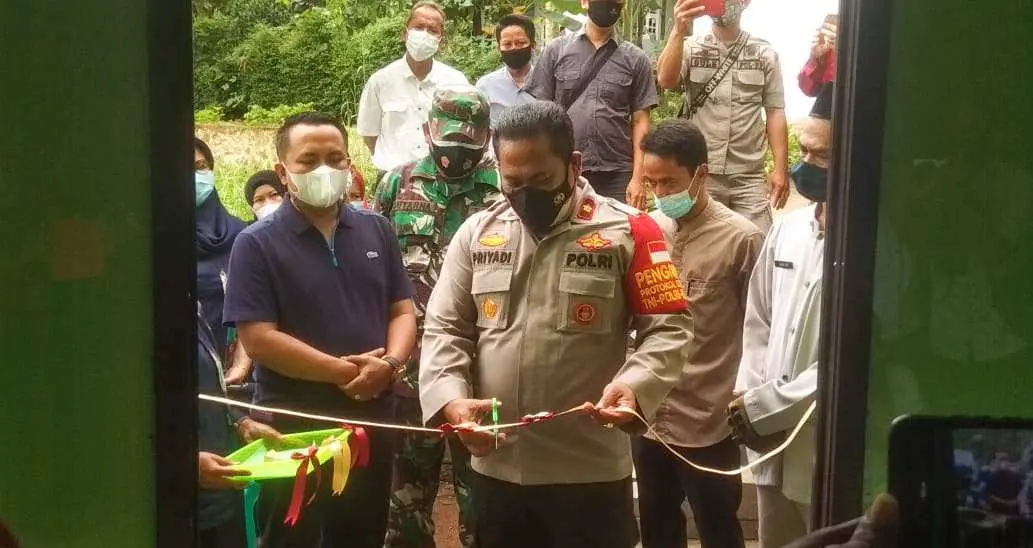 Kapolsek Bojonggede Resmikan Posko KTJ Desa Nanggerang