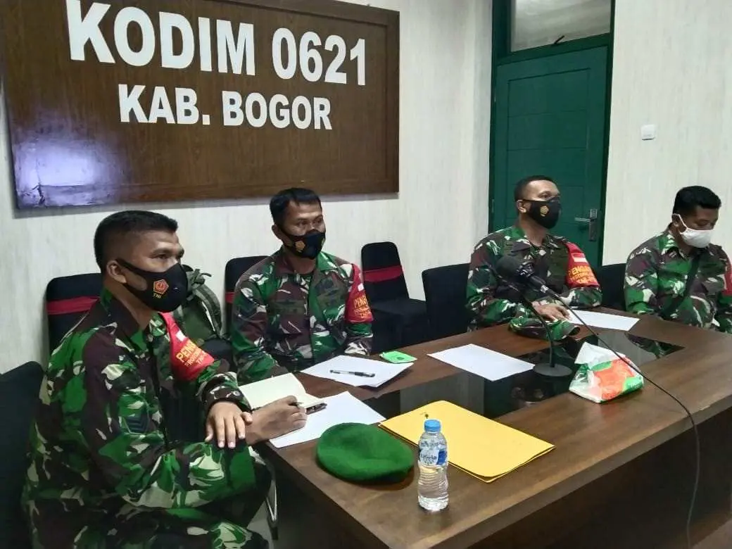 Babinsa Korem 061/Suryakancana di Training of Trainer Tracing Covid-19