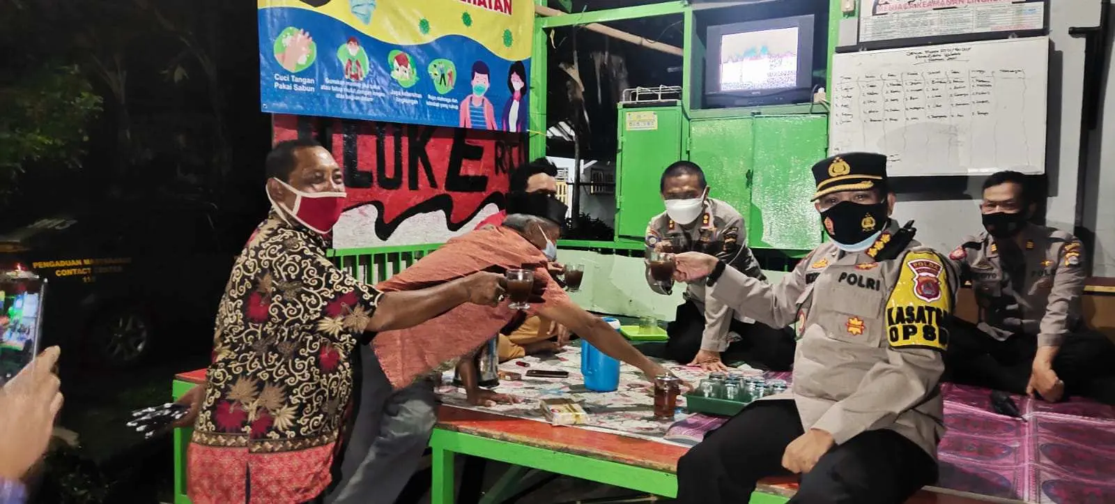 Efektifkan Kembali Ronda Siskamling, Dirbinmas Polda Banten Lakukan Pengecekan