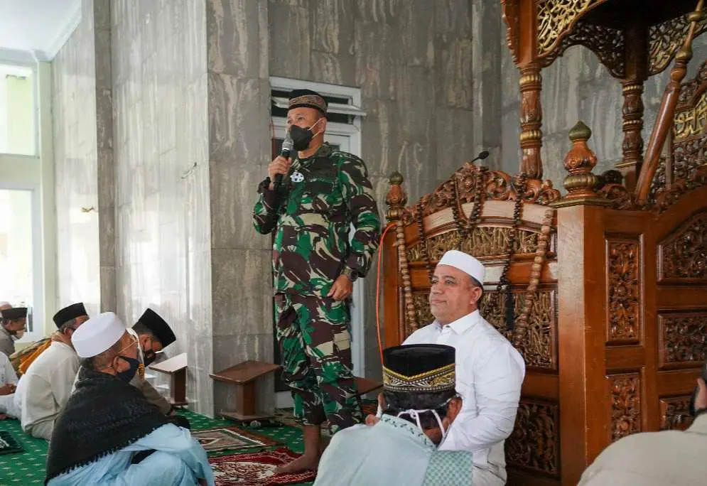 Perkuat Sinergitas, Danrem 061/SK Kunjungi Ponpes Ma’Had Nurul Fata