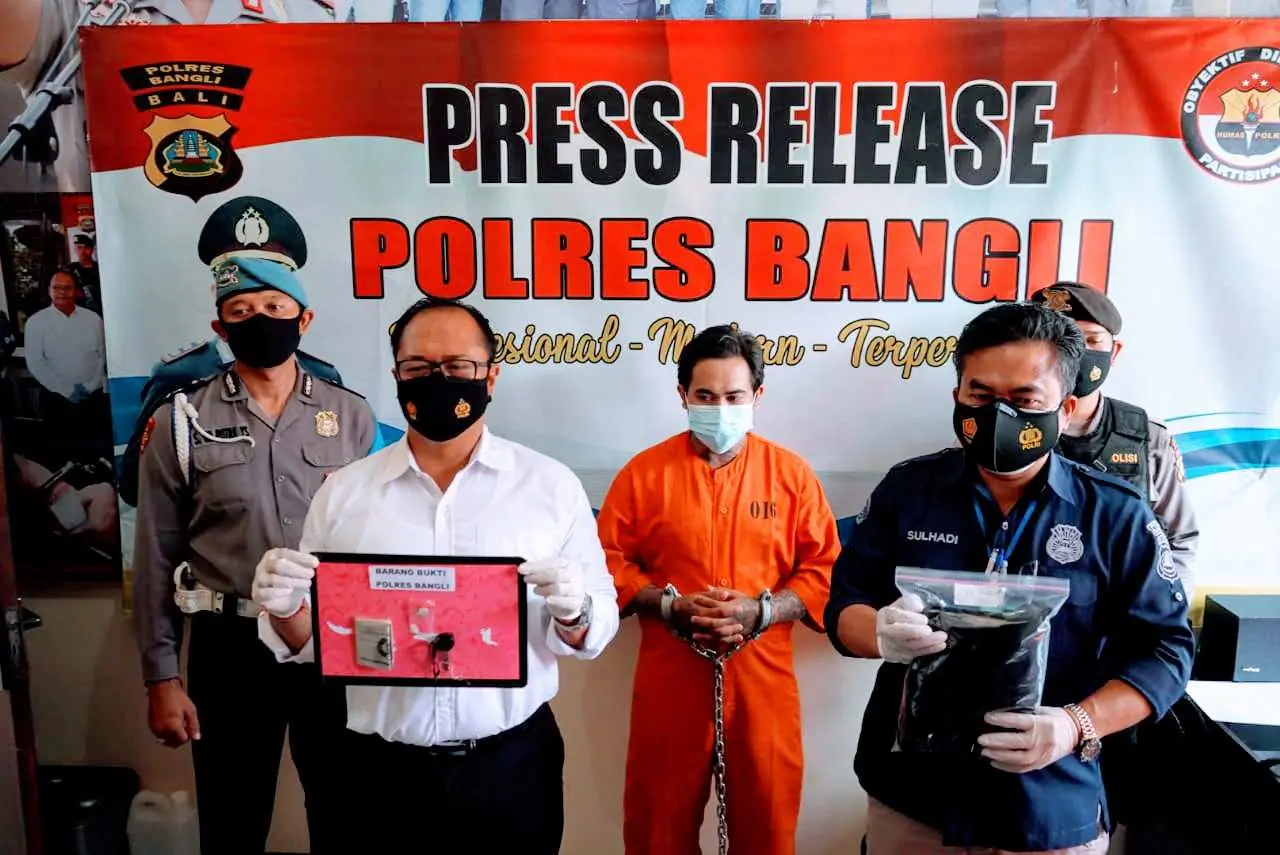 Jadi Kurir Sabu, Seorang Pria Diciduk Sat Narkoba Polres Bangli