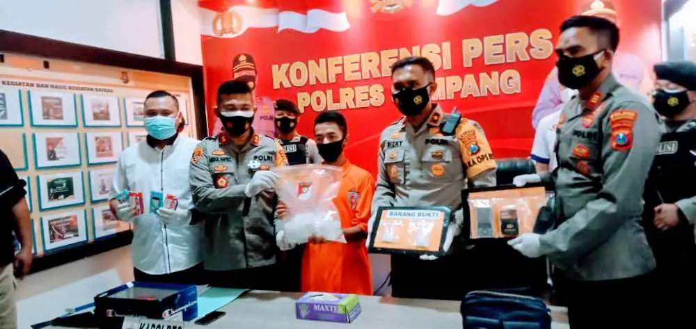 Polres Sampang Gagalkan Pengiriman 1,2 Kilogram Sabu dalam Kemasan Sabun Lifebuoy