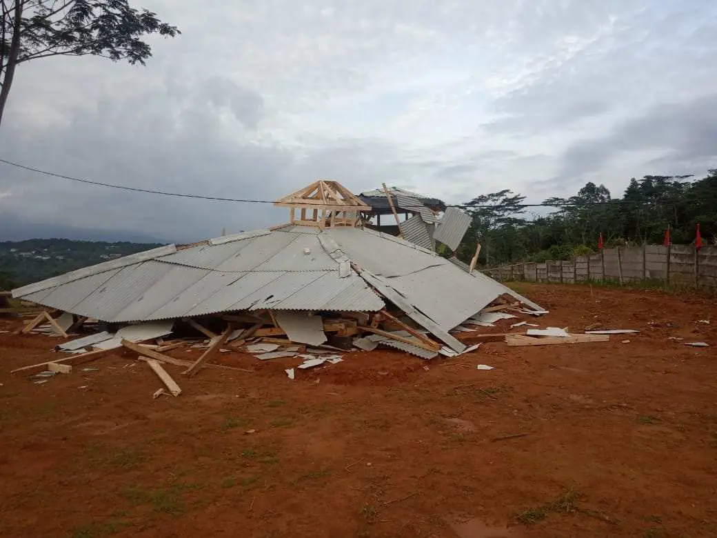 Bangunan Masjid Roboh Diduga Dilakukan Orang Tak Bertanggungjawab