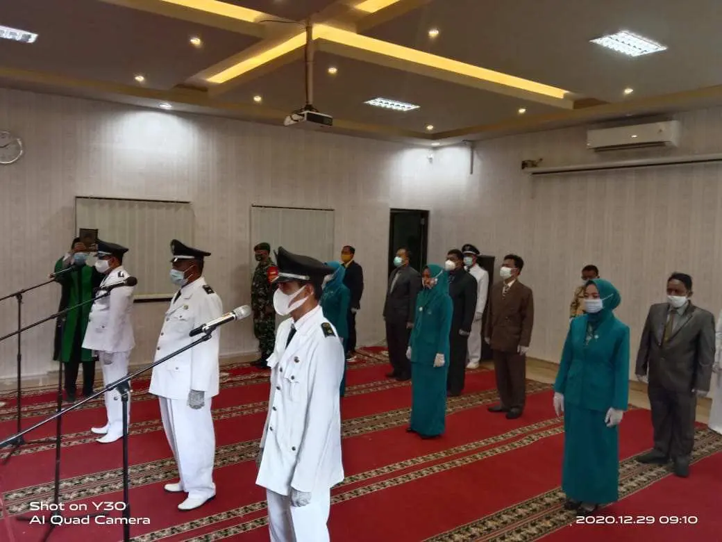 Wabup Sumenep Melantik 3 Kades Hasil Pilkades PAW Tahun 2020