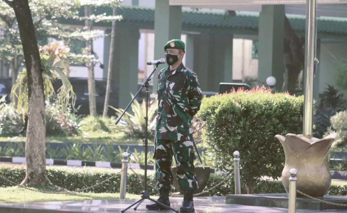 Gelar Apel Siaga, Kodim 0621/Kabupaten Bogor Siap Amankan Perayaan Nataru 2021