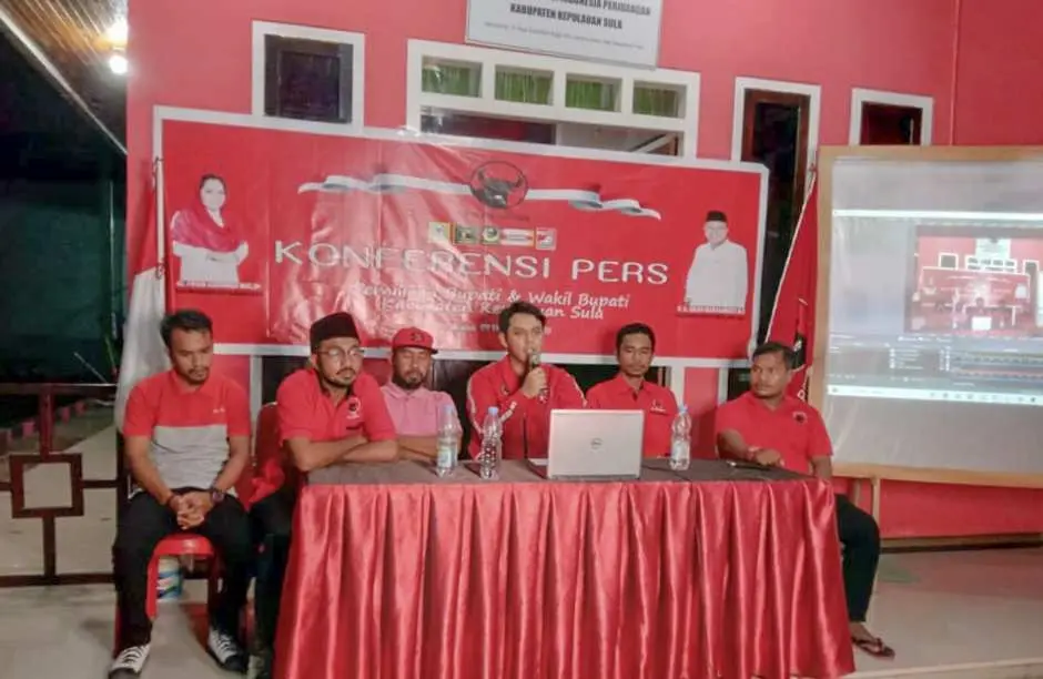 DPC PDIP Klaim Paslon FAM-SAH Menang di Pilkada Kepsul, Berikut Ini Datanya