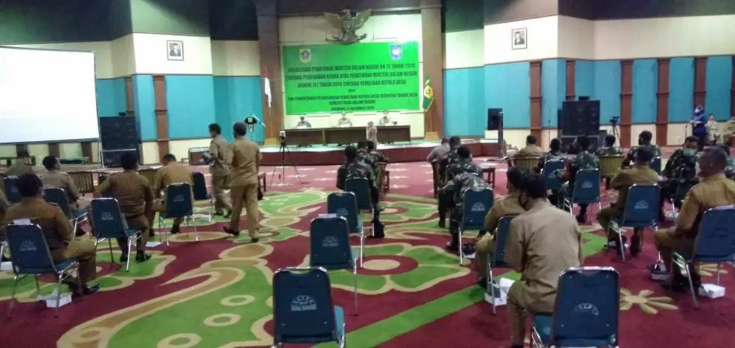 Jelang Pilkades Serentak, DPMD Kabupaten Bogor Gelar Sosialisasi Secara Virtual
