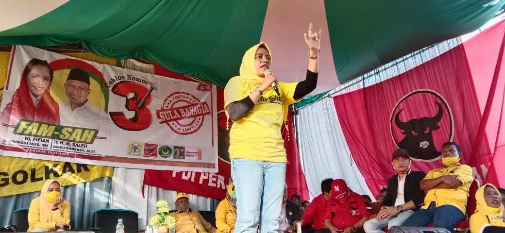 Kampanye Hari Terakhir, Paslon FAM-SAH Optimis Dilantik Jadi Bupati dan Wakil Bupati Kepulauan Sula