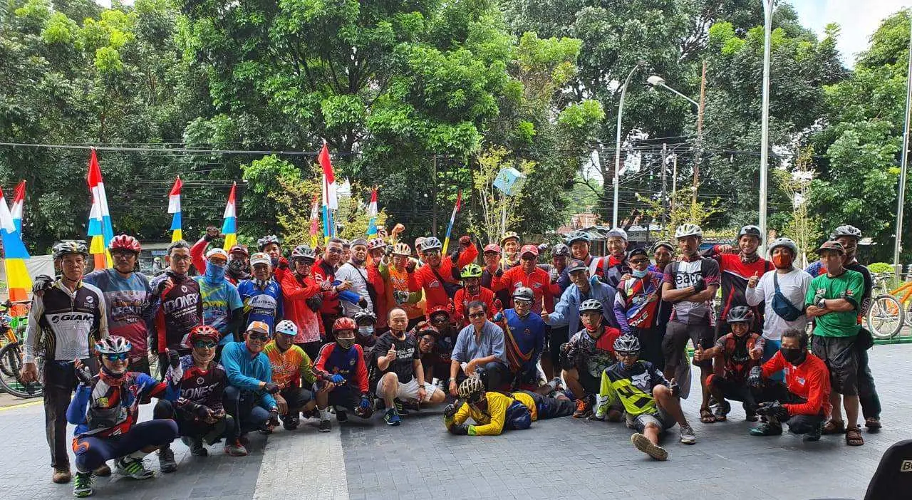 Topass Cycling Club Bogor Hadir di Hayu Gowes Ka Boxies