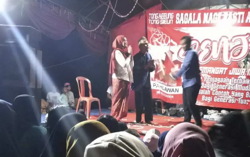 Meriah, Pentas Seni Muda Mudi Calobak Tampilkan Drama Kreasi Jaka Tarub