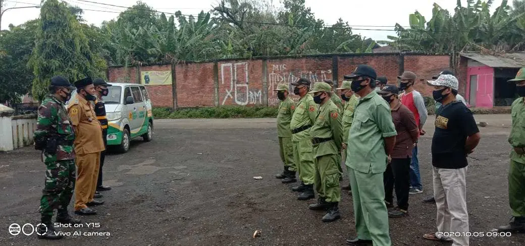 Koramil 2112/Rumpin Berikan Pembinaan dan Penyuluhan Pencegahan Covid-19