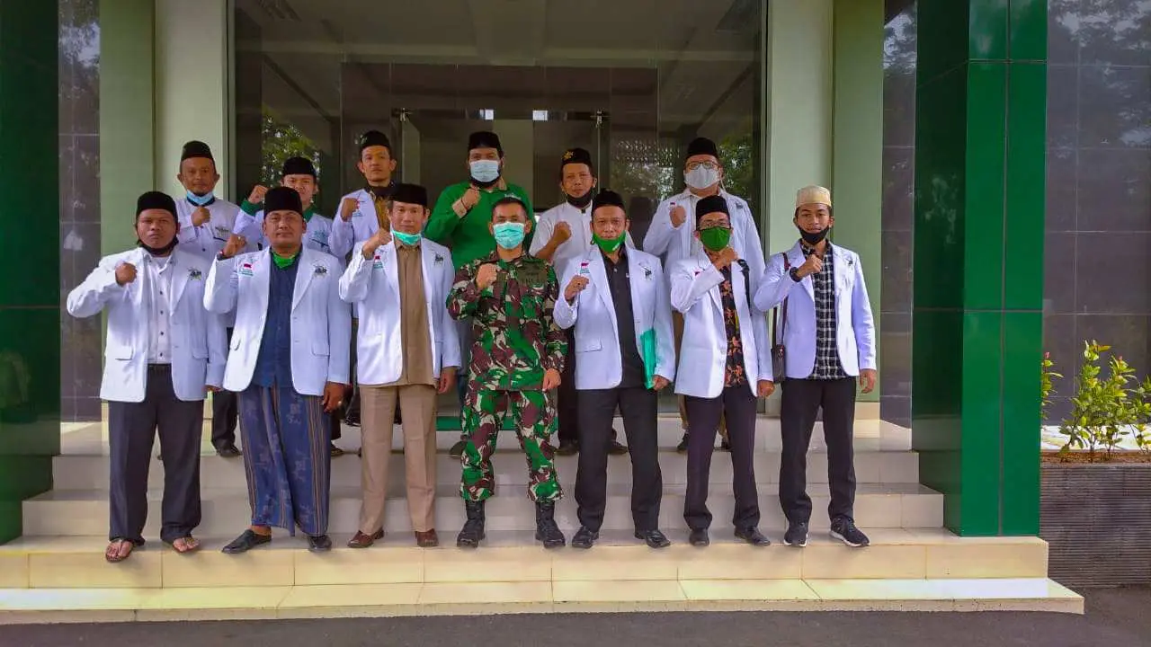 Pengurus Idaroh Syu’biyyah JATMAN Audiensi dengan Dandim 0621 Kabupaten Bogor