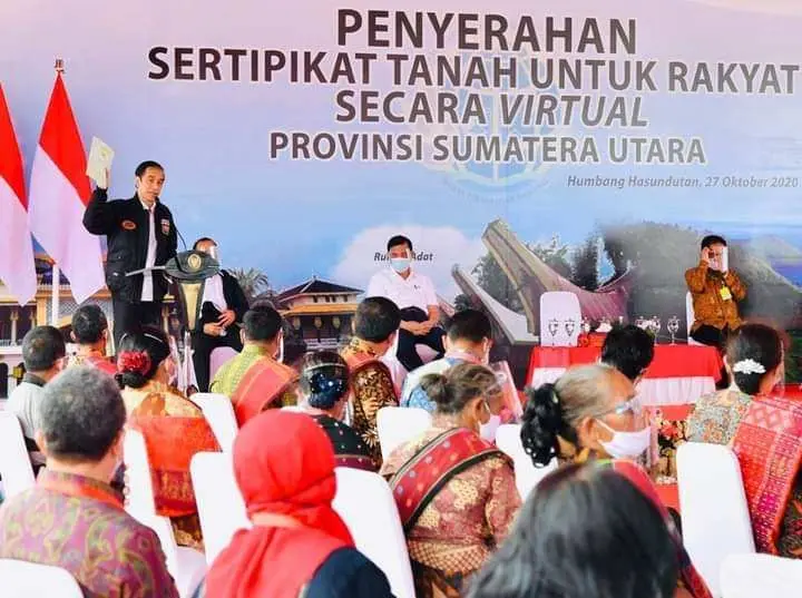 Presiden Jokowi Tinjau Kawasan Lumbung Pangan Baru di Sumatera Utara