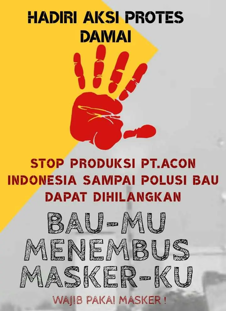 Tuntut Hentikan Polusi Udara, Warga Sekitar Pabrik akan Kembali Menggelar Aksi Damai