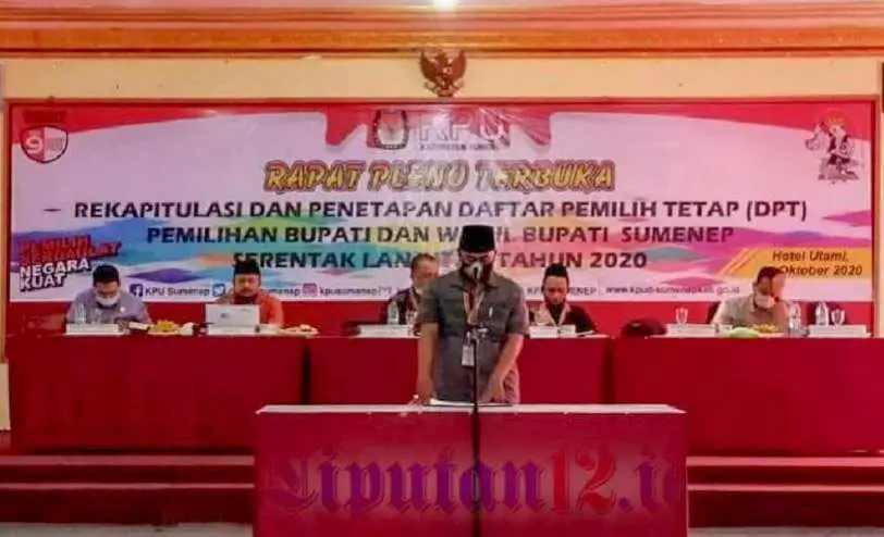KPU Tetapkan DPT Pilkada Sumenep Sebanyak 822.320 Pemilih
