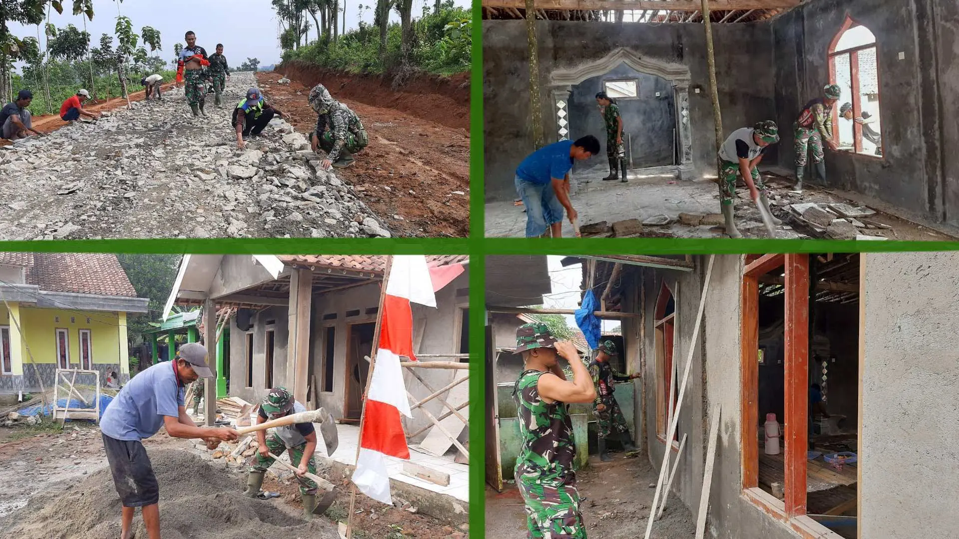 Masuki Pekan Keempat, Satgas TMMD Terus Maksimalkan Pengerjaan Fisik dan Non Fisik