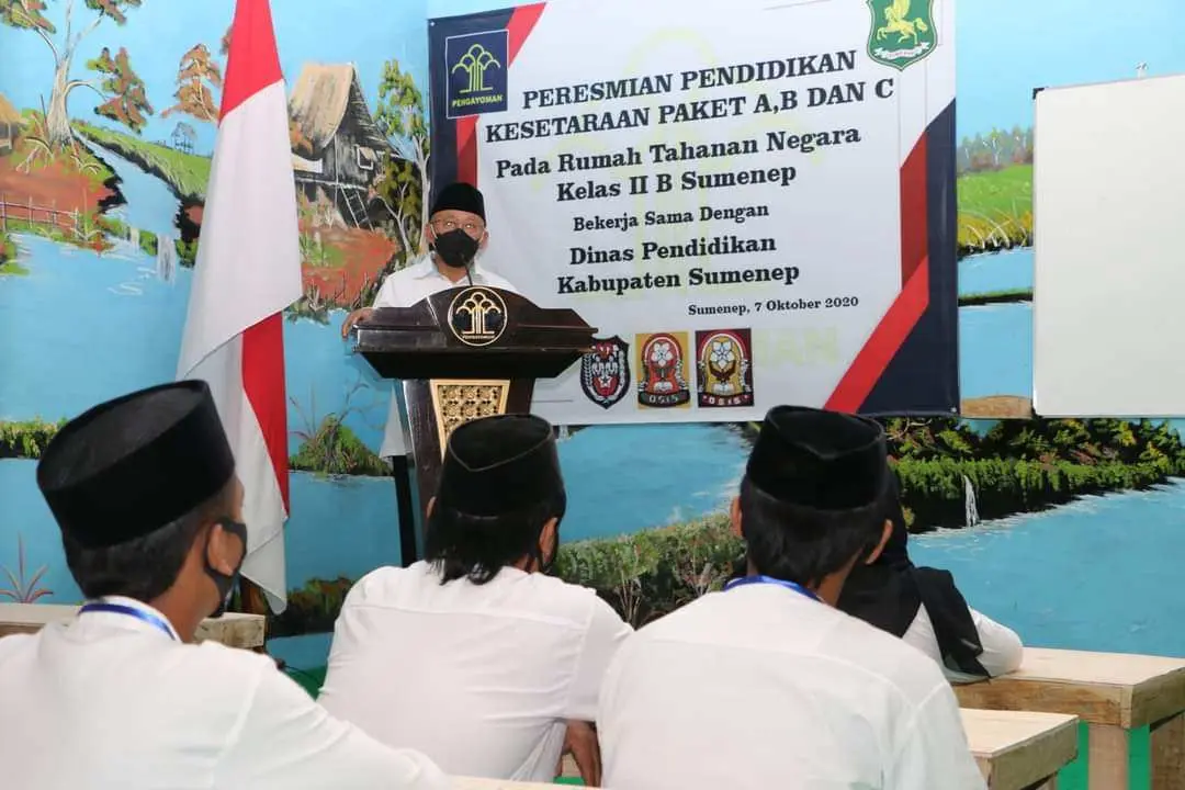 Pemkab Sumenep Gandeng Rutan Kelas II B Berikan Pendidikan Kesetaraan untuk Warga Binaan