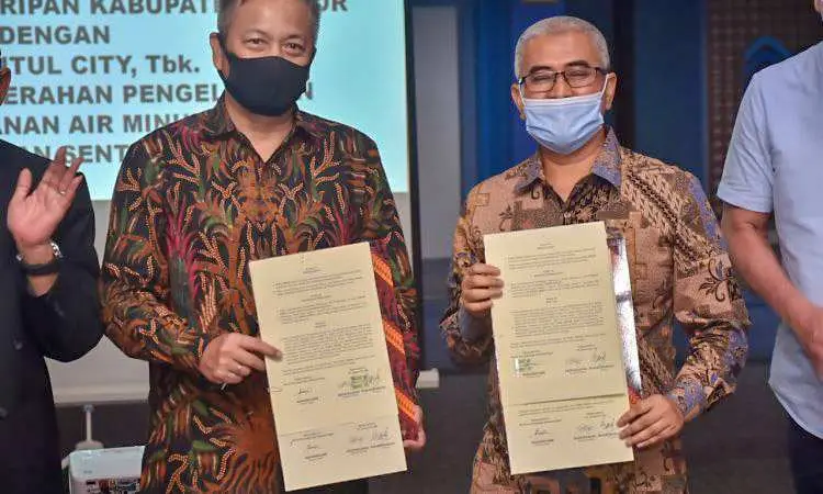 Sah! Pengelolaan SPAM di Kawasan Sentul City Beralih ke PDAM Tirta Kahuripan