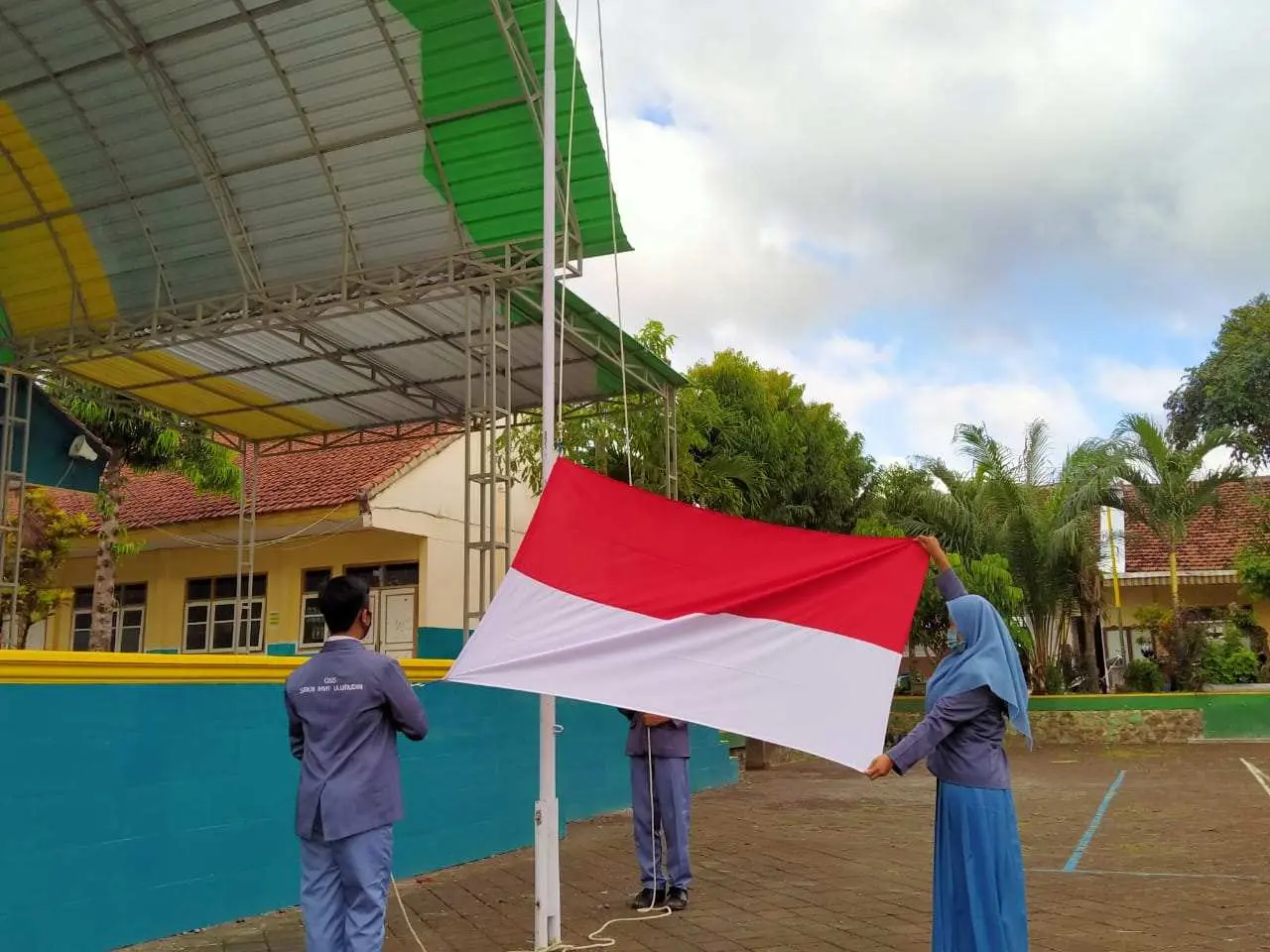 SMKN Ihya’ Ulumudin Peringati Hari Kesaktian Pancasila 2020 di Masa Pandemi Covid-19