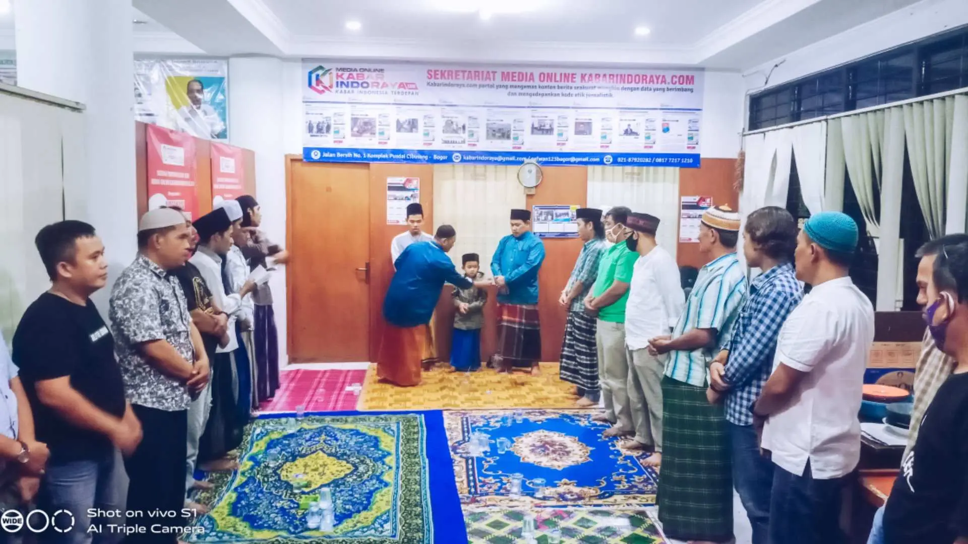 Peringati 7 Hari Wafatnya Suami Bupati Bogor, Keluarga Media Kabarindoraya Gelar Tasyakuran