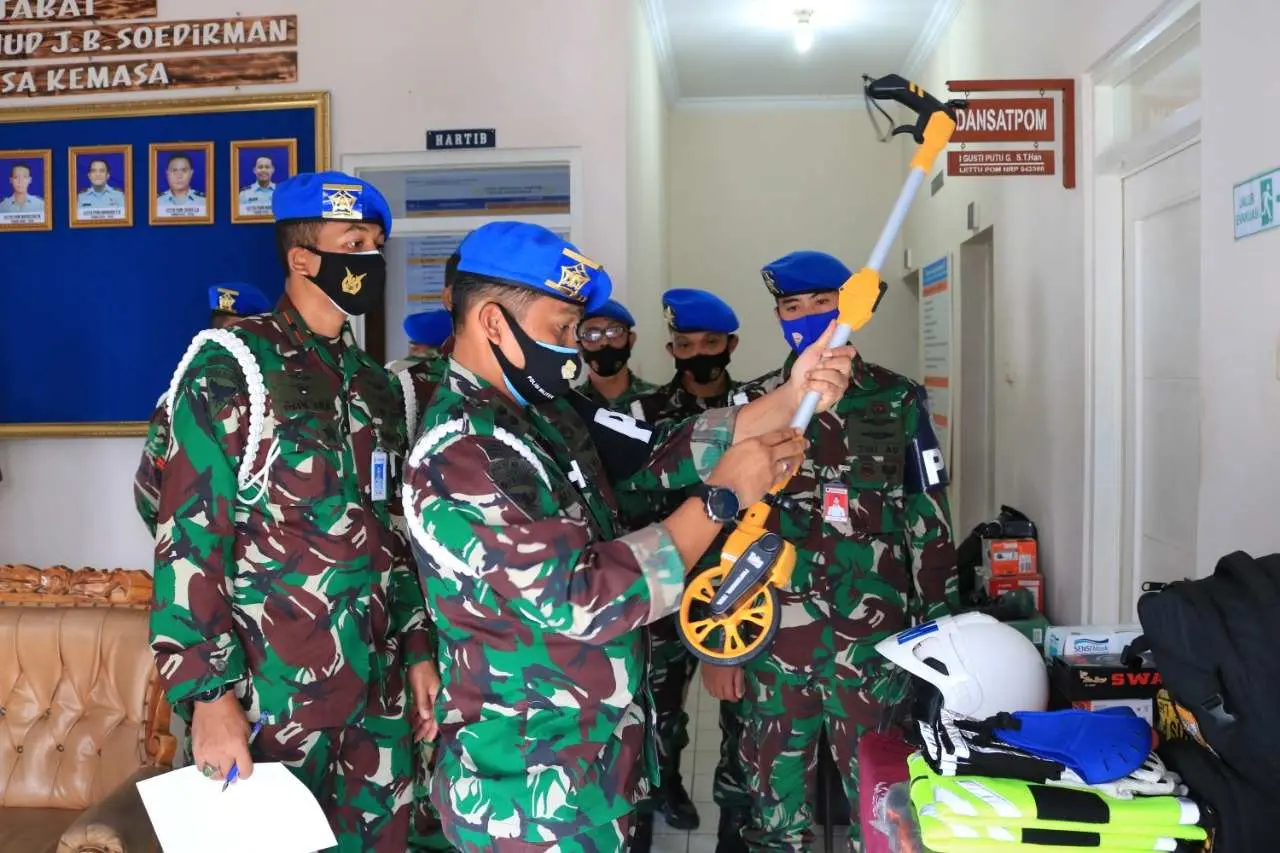 Lanud JB Soedirman Terima Sosialisasi Binpom dari Puspomau