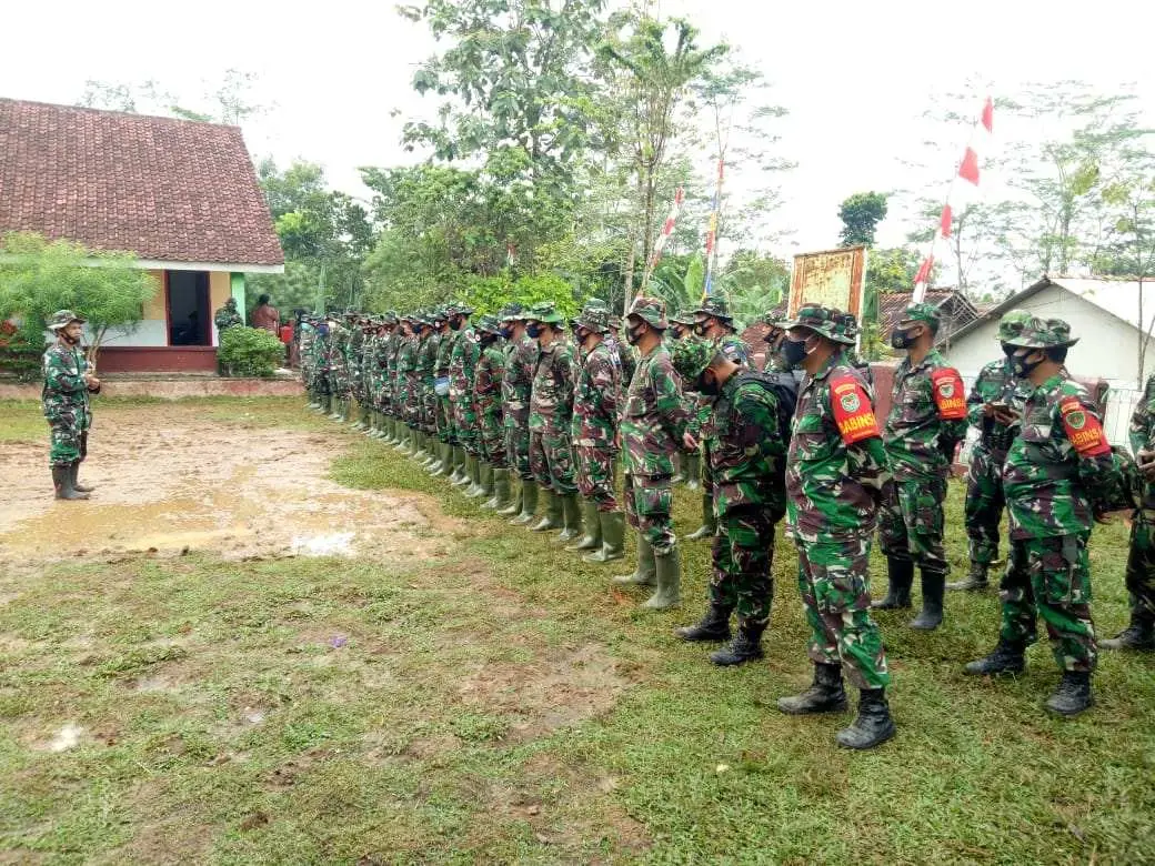Ratusan Prajurit TNI Diterjunkan Dukung TMMD 109 Kodim 0621/Kabupaten Bogor