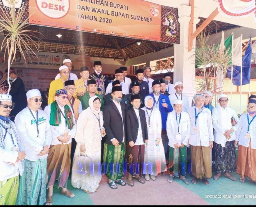 Didampingi Puluhan Kiai Kharismatik Sumenep, Paslon dengan Tagline 