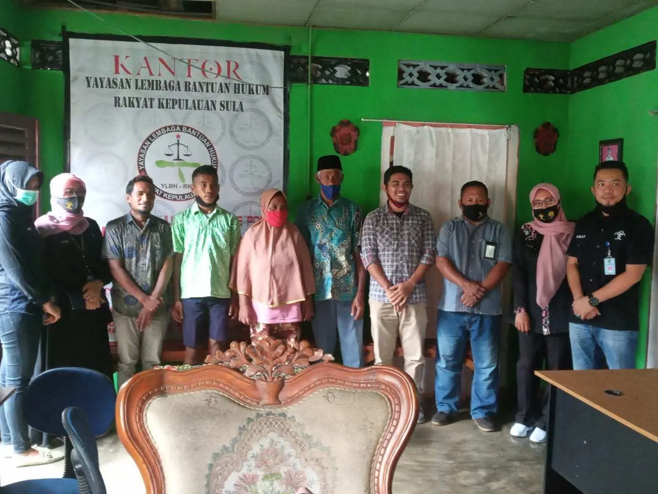 Kementrian Hukum dan HAM Maluku Utara Kunjungi YLBH-RKS