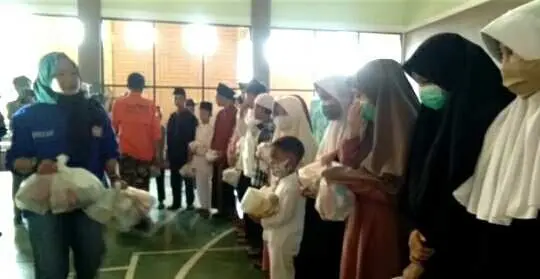 Karang Taruna Bersama 7 Pemdes se-Kecamatan Rancabungur Santuni 867 Anak Yatim