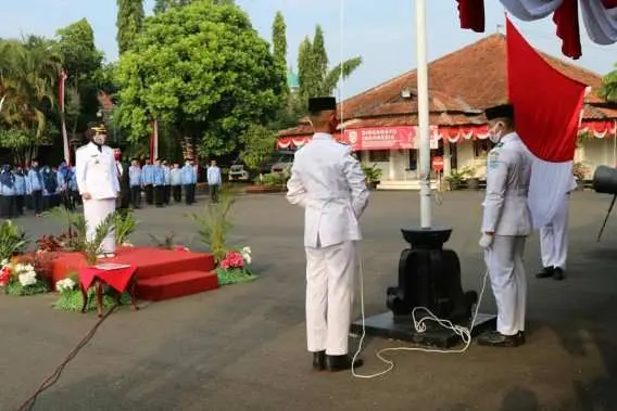 Danlanud JB Soedirman Hadiri Upacara Peringatan HUT ke-75 RI Tingkat Kab. Purbalingga