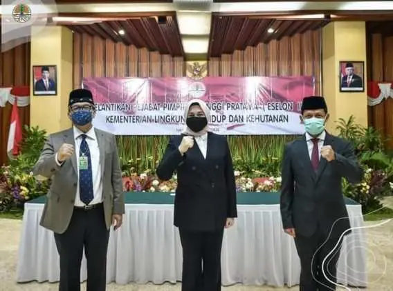Menteri LHK Lantik 3 Pejabat Pimpinan Tinggi Pratama KLHK