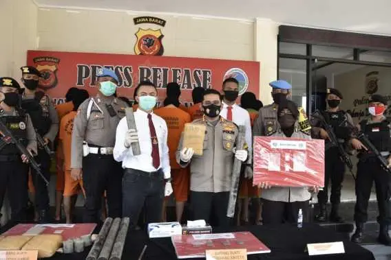 Ungkap Kasus Narkoba, Polres Bogor Amankan 19 Tersangka, Satu Orang Anak Dibawah Umur