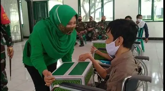 Giliran Kaum Atlet Disabilitas yang Belum Tersentuh Bantuan Dibantu TNI