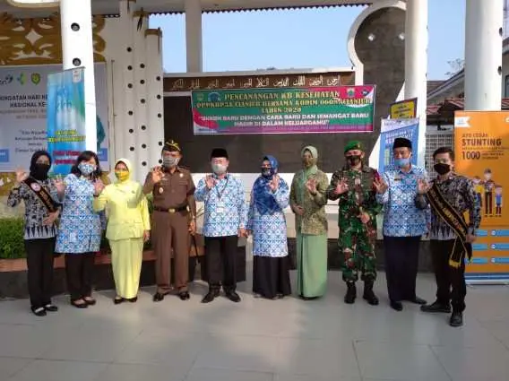 Pencanangan KB Kesehatan Kodim 0608/Cianjur di Hari Keluarga Nasional ke-27