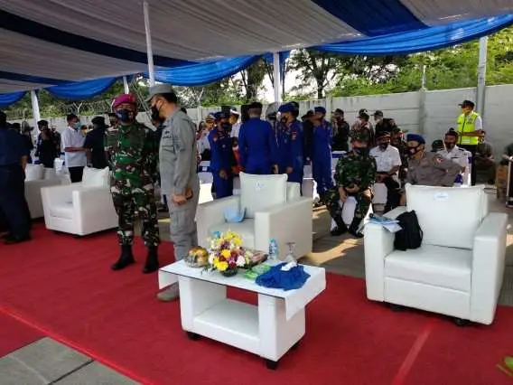 Danlantamal III Ikuti Apel Kesiapan dan Latihan Patroli Traffic Separation Scheme di Selat Sunda